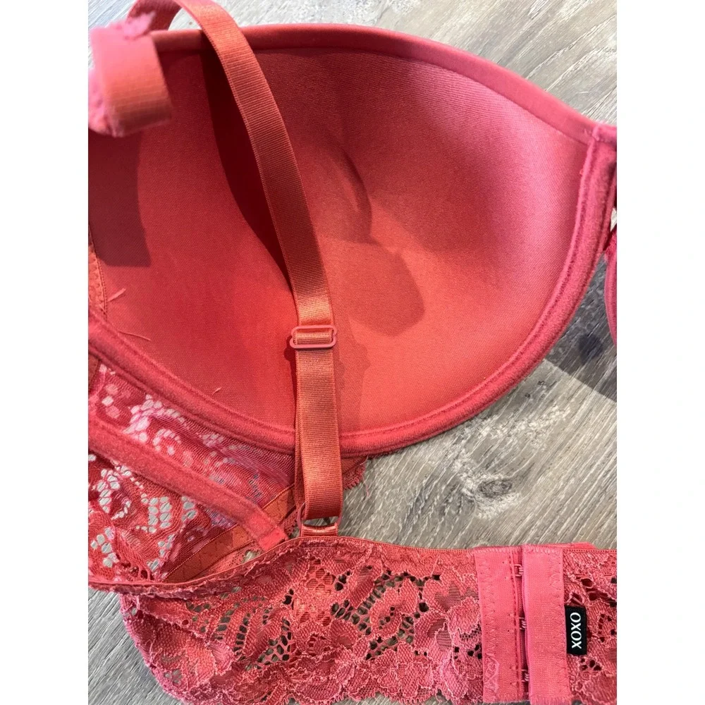 XOXO Lace Trim Padded T-Shirt Bra Adjustable Straps‎ P835-16 40C